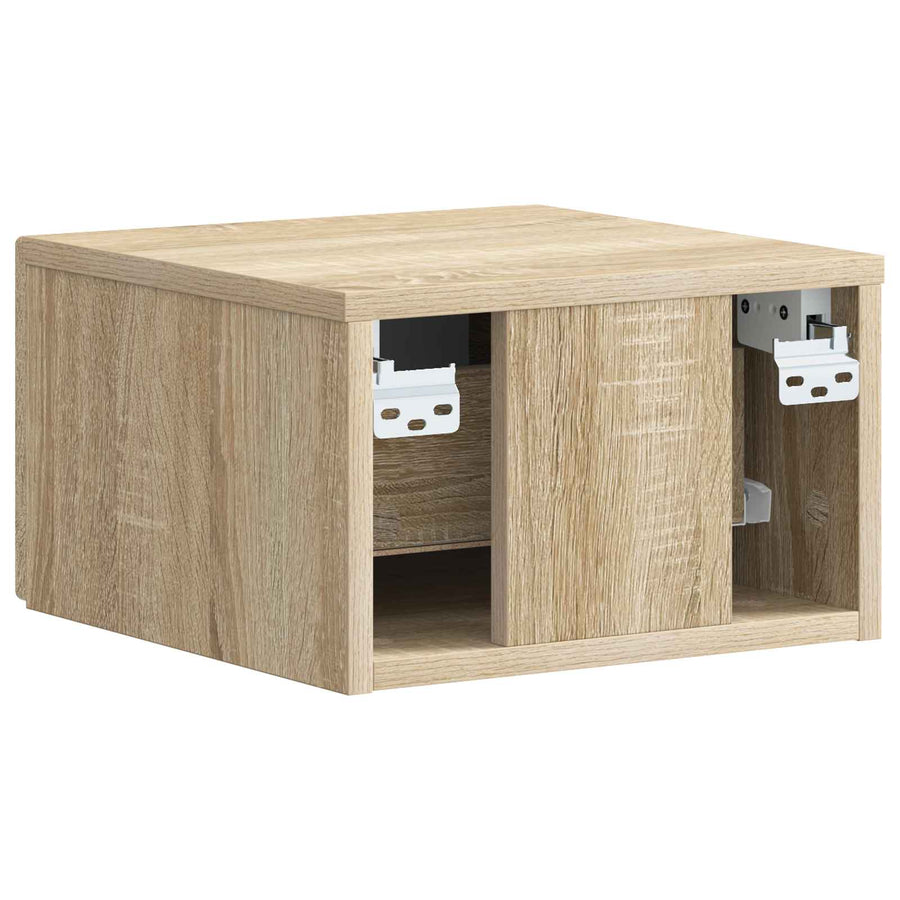 Wandbeugel Bedkast 2 pcs Sonoma Eiken 34,5 x 33 x 20 cm