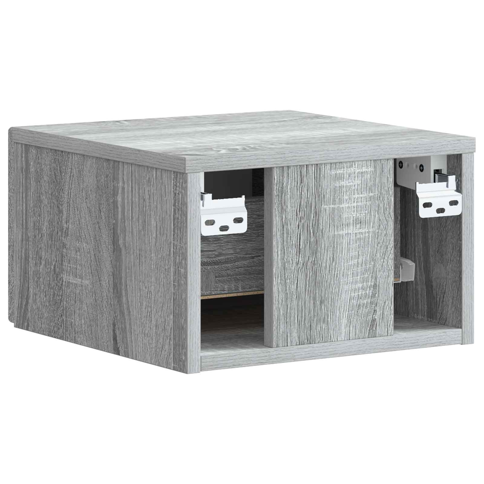 Wandbeugel Bedkast Grijs sonoma 34,5 x 33 x 20 cm Bewerkt hout