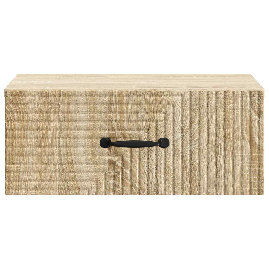 Wandbeugel Bedkast Sonoma Eiken 49 x 34,5 x 20 cm Bewerkt hout