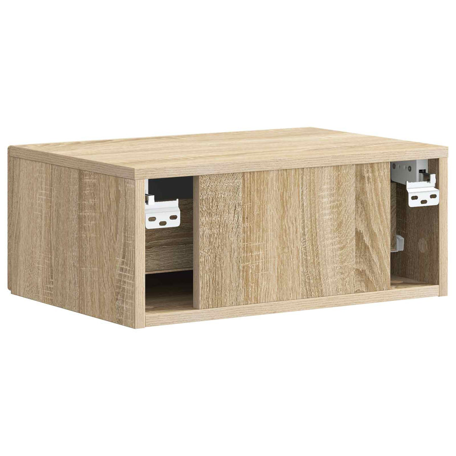 Wandbeugel Bedkast 2 pcs Sonoma Eiken 49 x 34,5 x 20 cm