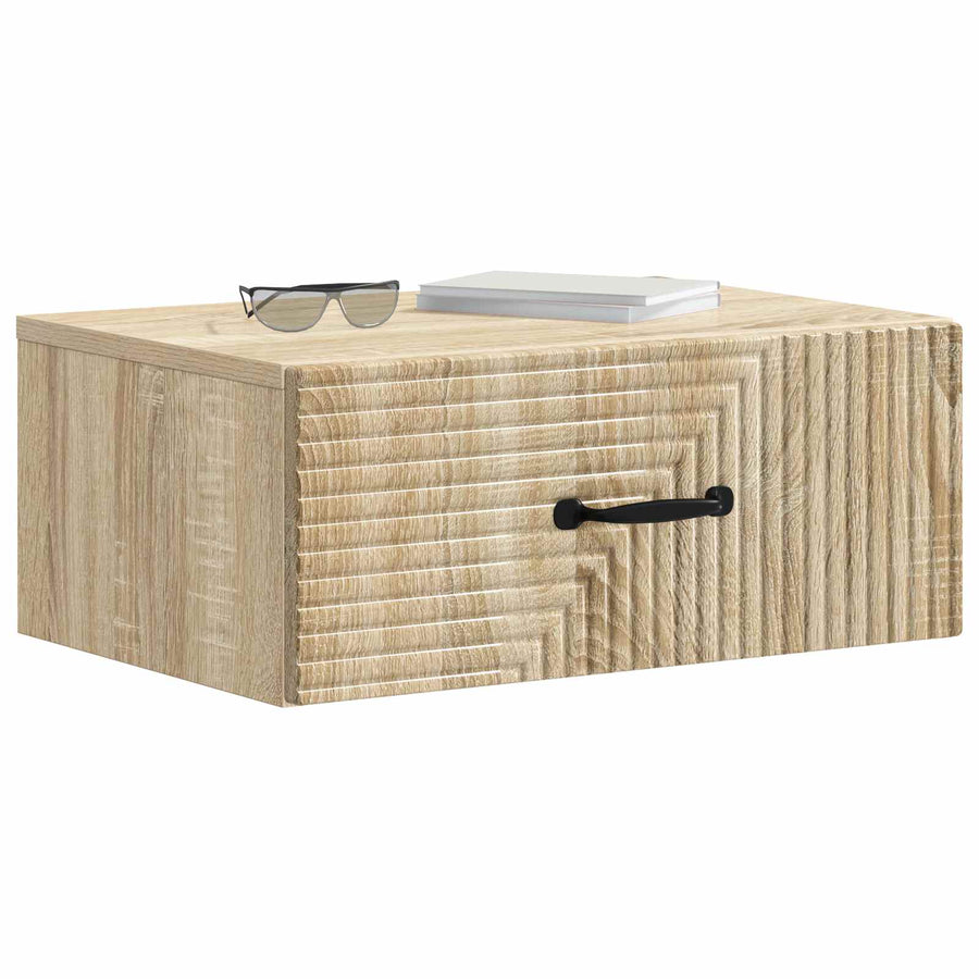 Wandbeugel Bedkast 2 pcs Sonoma Eiken 49 x 34,5 x 20 cm