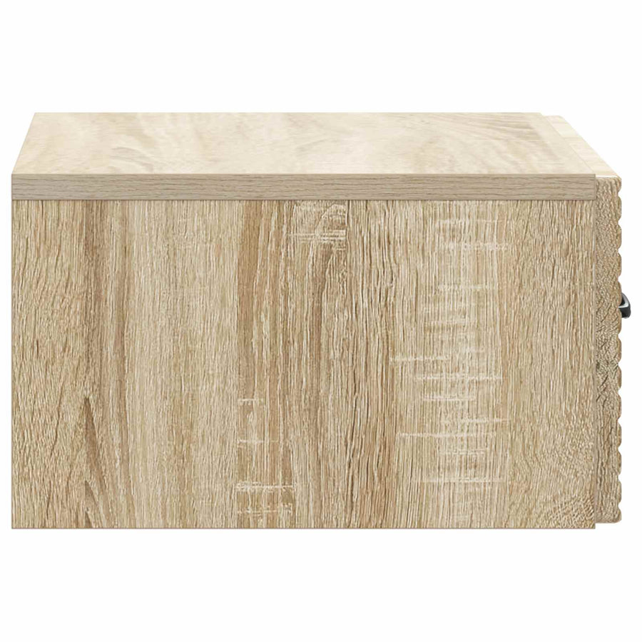 Wandbeugel Bedkast 2 pcs Sonoma Eiken 49 x 34,5 x 20 cm