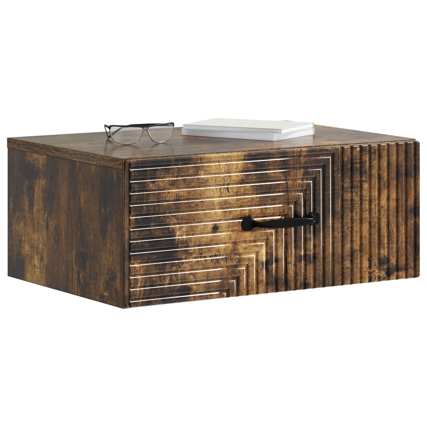 Wandbeugel Bedkast 2 pcs Gerookt eiken 49 x 34,5 x 20 cm