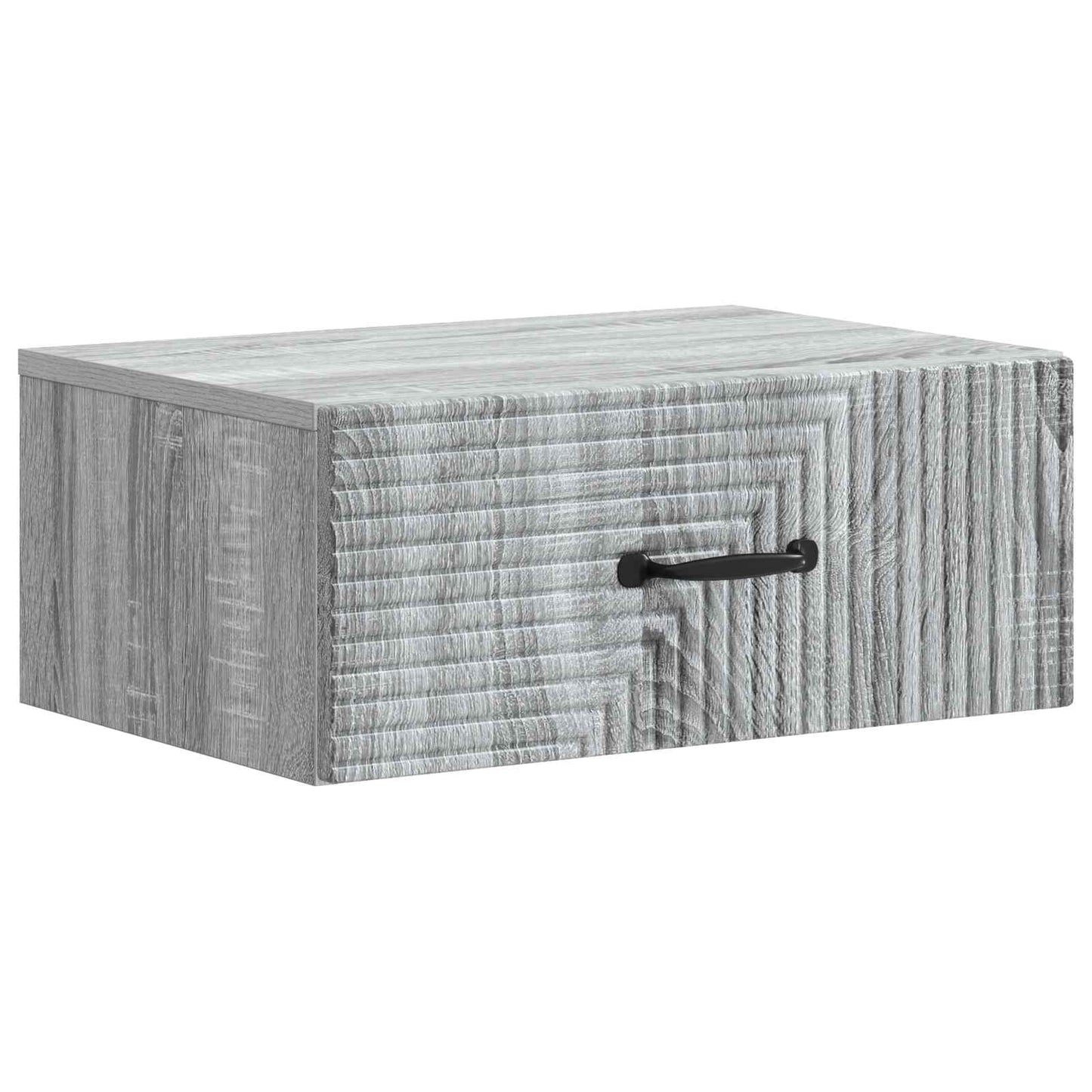 Wandbeugel Bedkast Grijs sonoma 49 x 34,5 x 20 cm Bewerkt hout