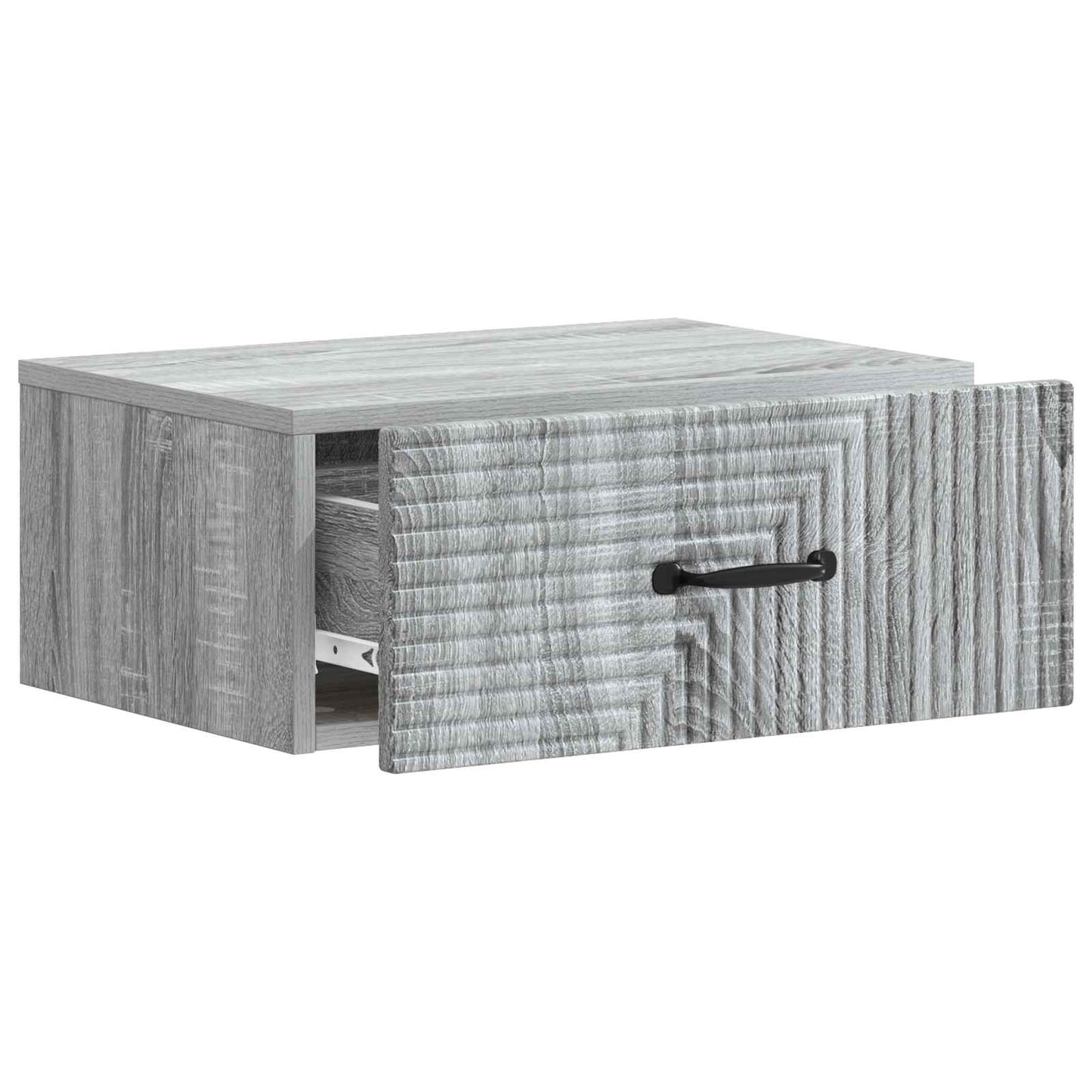 Wandbeugel Bedkast Grijs sonoma 49 x 34,5 x 20 cm Bewerkt hout