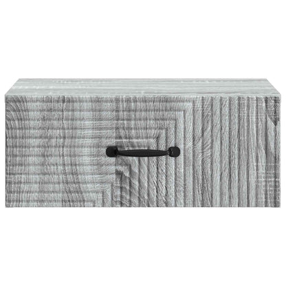 Wandbeugel Bedkast Grijs sonoma 49 x 34,5 x 20 cm Bewerkt hout