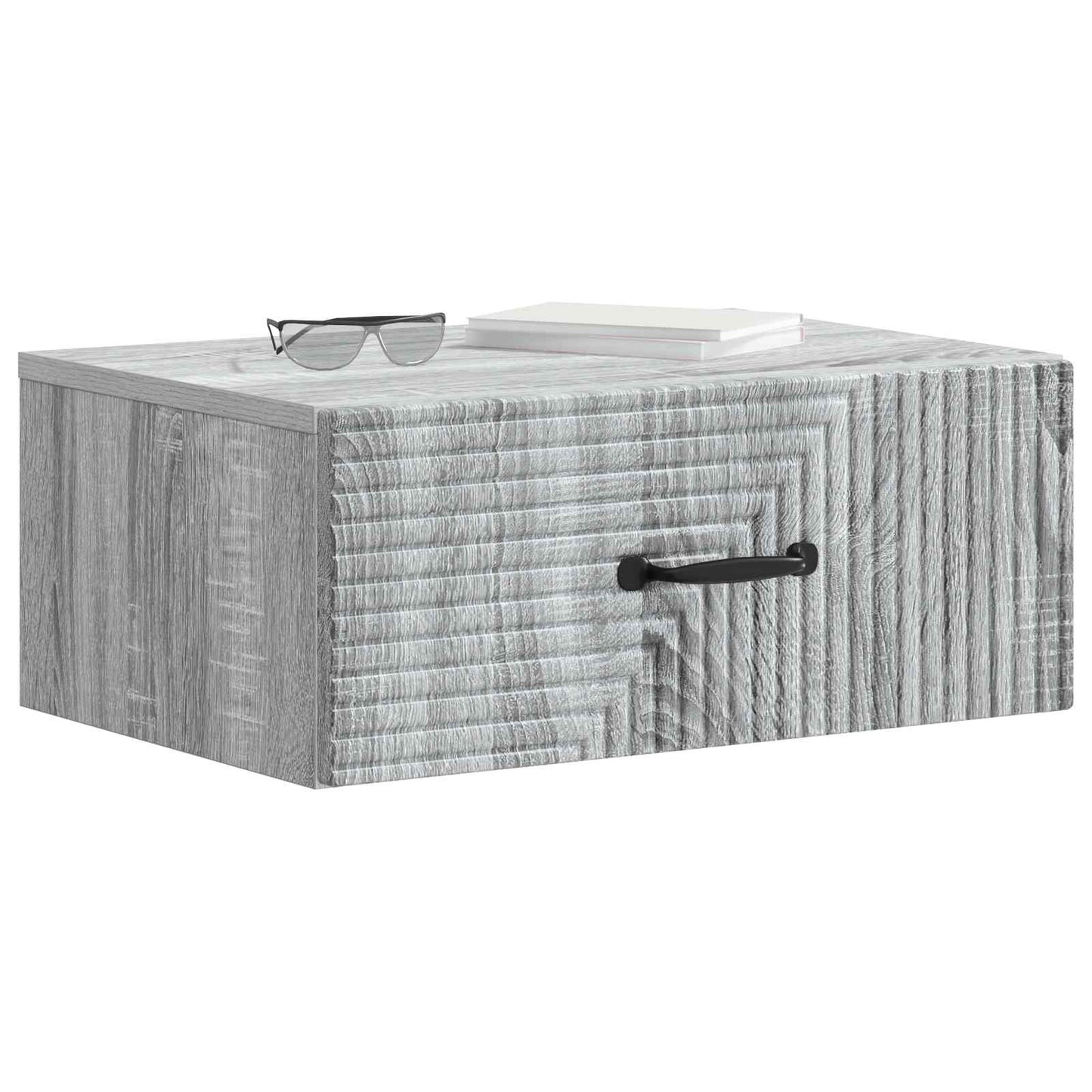 Wandbeugel Bedkast Grijs sonoma 49 x 34,5 x 20 cm Bewerkt hout