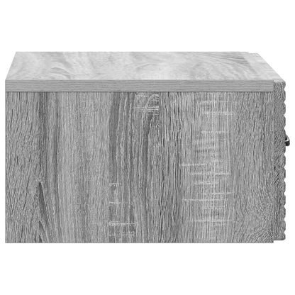 Wandbeugel Bedkast Grijs sonoma 49 x 34,5 x 20 cm Bewerkt hout