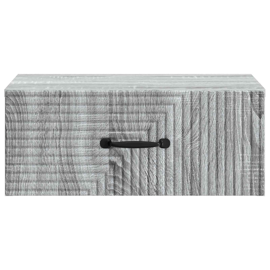 Wandbeugel Bedkast 2 pcs Grijs sonoma 49 x 34,5 x 20 cm