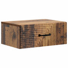 Nachtkastje 49x34.5x20 cm bewerkt hout oud hout