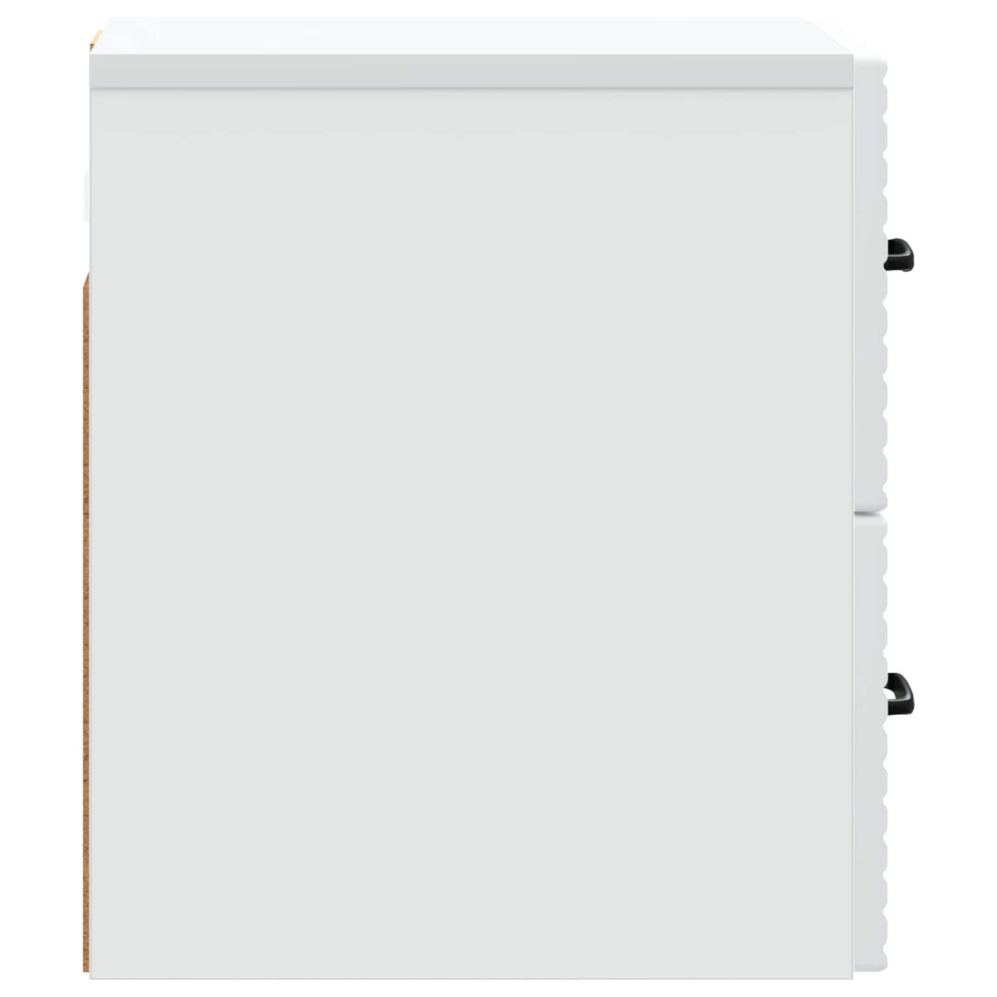 Wandbeugel Bedkast met lade Wit 34,5 x 33 x 40 cm Bewerkt hout