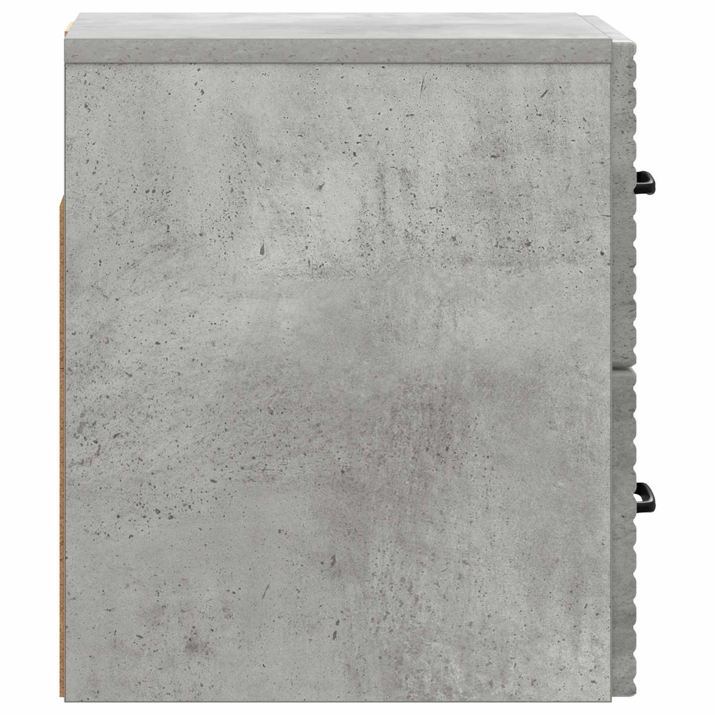 Wandbeugel Bedkast met lade 2 pcs Betongrijs 34,5 x 33 x 40 cm
