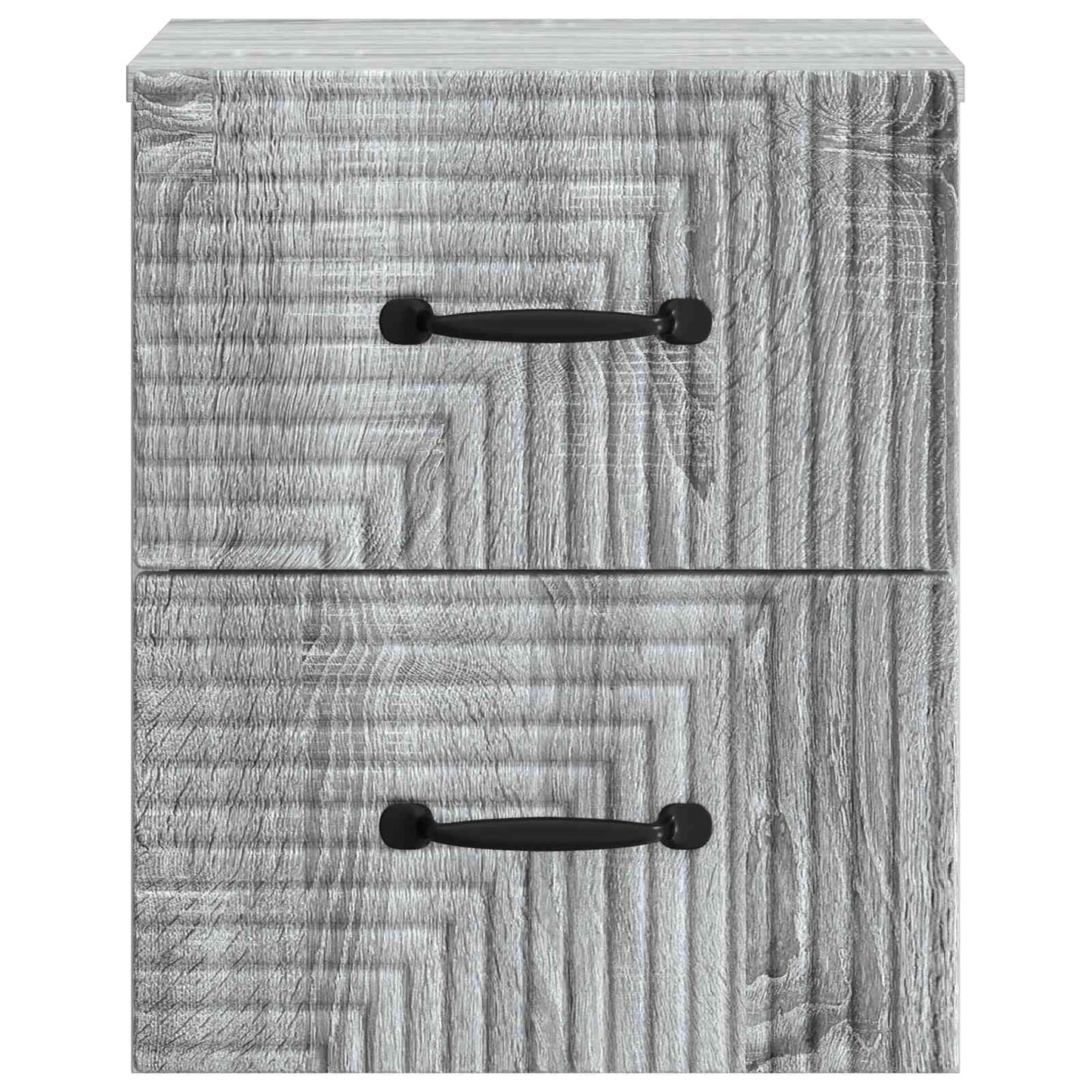 Wandbeugel Bedkast Grijs sonoma 34,5 x 33 x 40 cm Bewerkt hout
