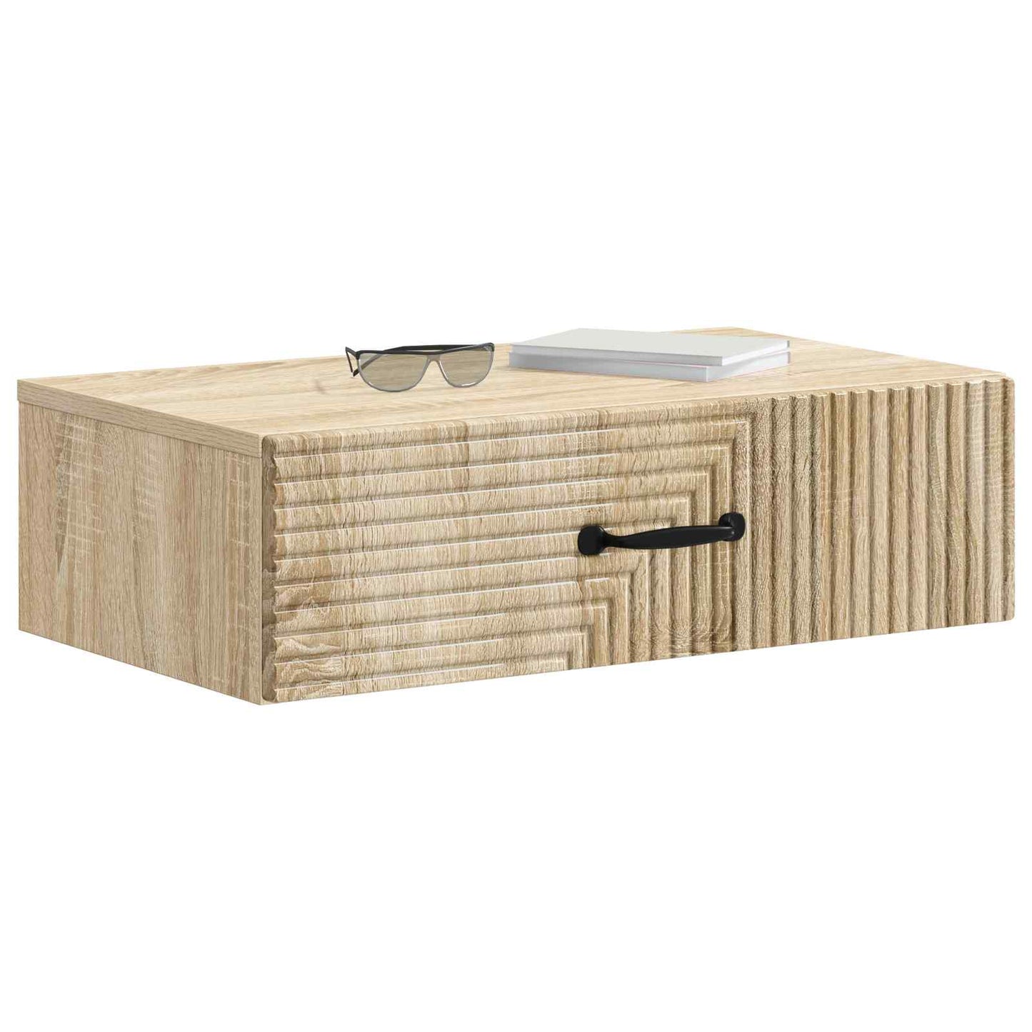 Wandmontage Zijtafel Sonoma Eiken 59 x 34,5 x 17 cm