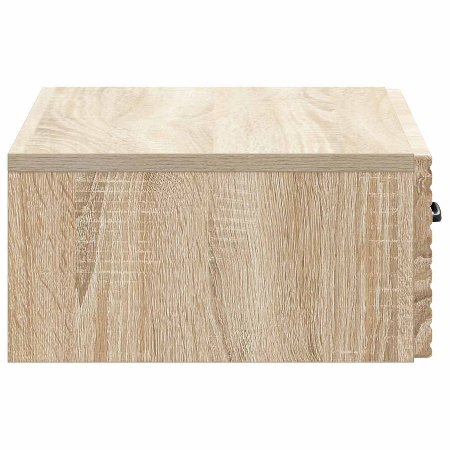 Wandmontage Zijtafel Sonoma Eiken 59 x 34,5 x 17 cm
