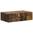 Wall-mounted Side Table Smoked Oak 59 x 34.5 x 17 cm
