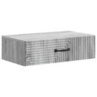 Wandmontage zijtafel grijs sonoma 59x34,5x17 cm
