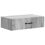 Wandmontage zijtafel grijs sonoma 59x34,5x17 cm