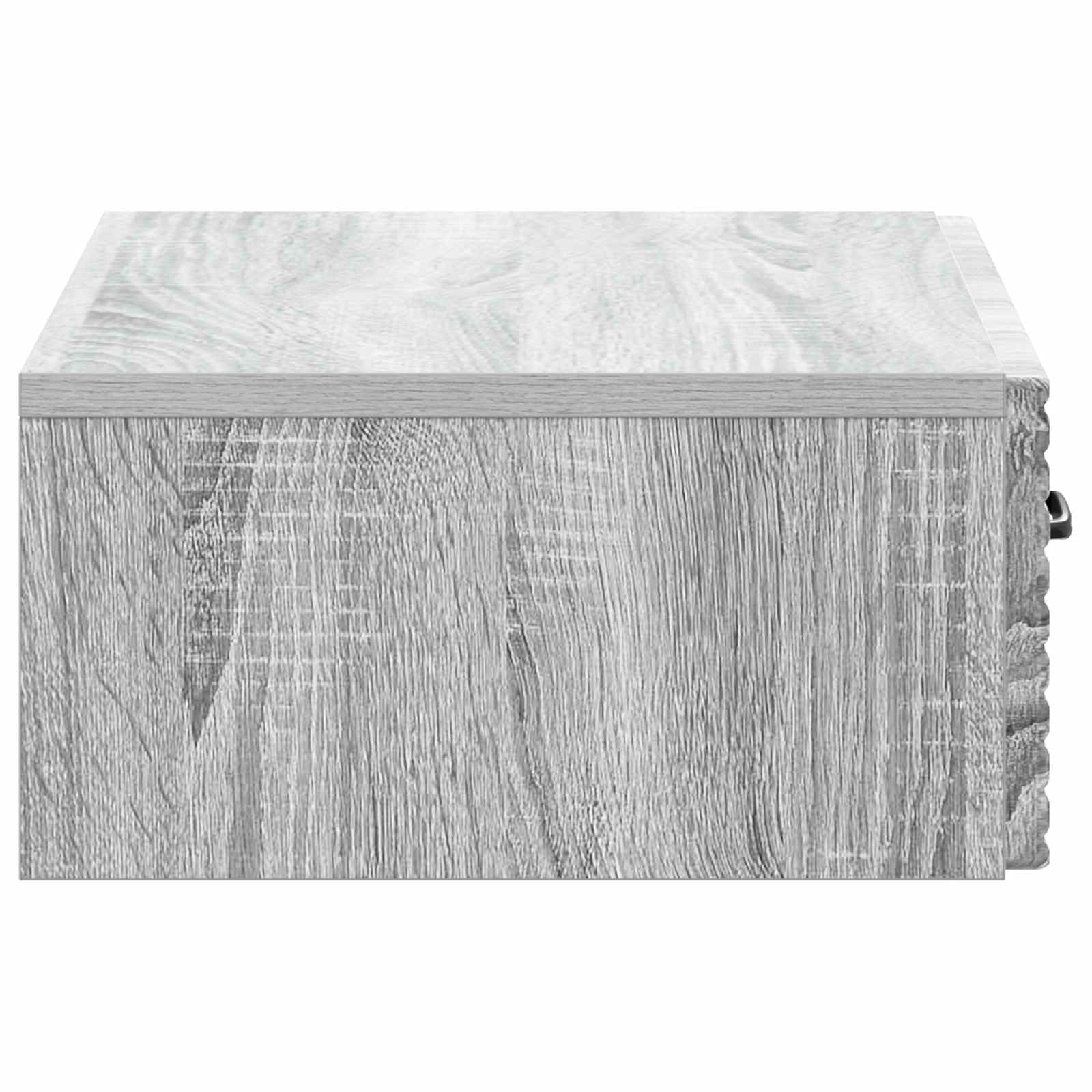 Wandmontage Zijtafel Grijs sonoma 59 x 34,5 x 17 cm