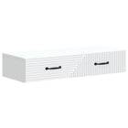 Wandtafel wit 87,5x34,5x17 cm bewerkt hout