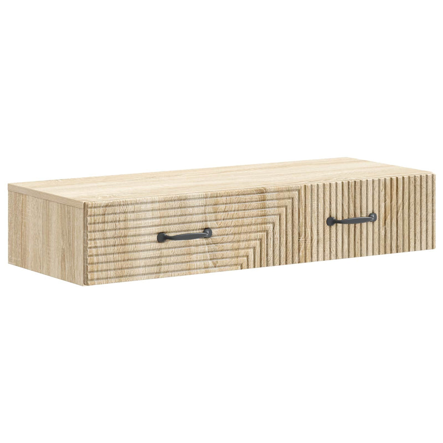 Wandmontage Zijtafel Sonoma Eiken 87,5 x 34,5 x 17 cm