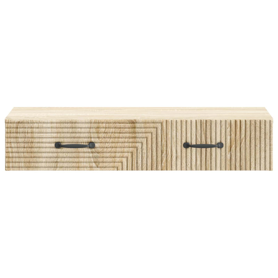 Wandmontage Zijtafel Sonoma Eiken 87,5 x 34,5 x 17 cm