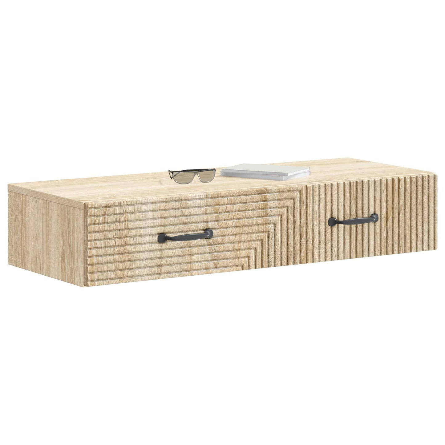 Wandmontage Zijtafel Sonoma Eiken 87,5 x 34,5 x 17 cm