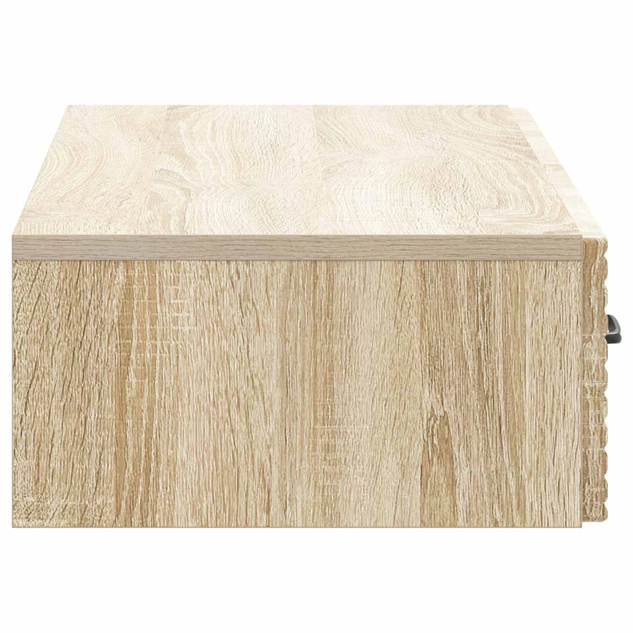 Wandmontage Zijtafel Sonoma Eiken 87,5 x 34,5 x 17 cm