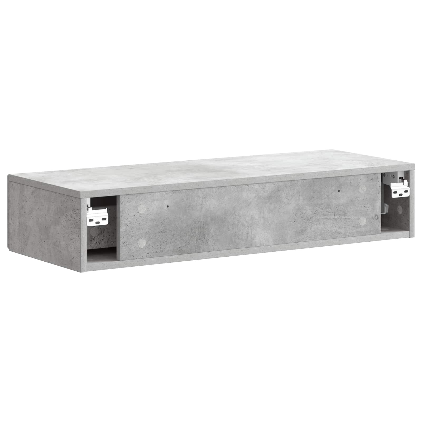 Wandmontage Zijtafel Betongrijs 87,5 x 34,5 x 17 cm