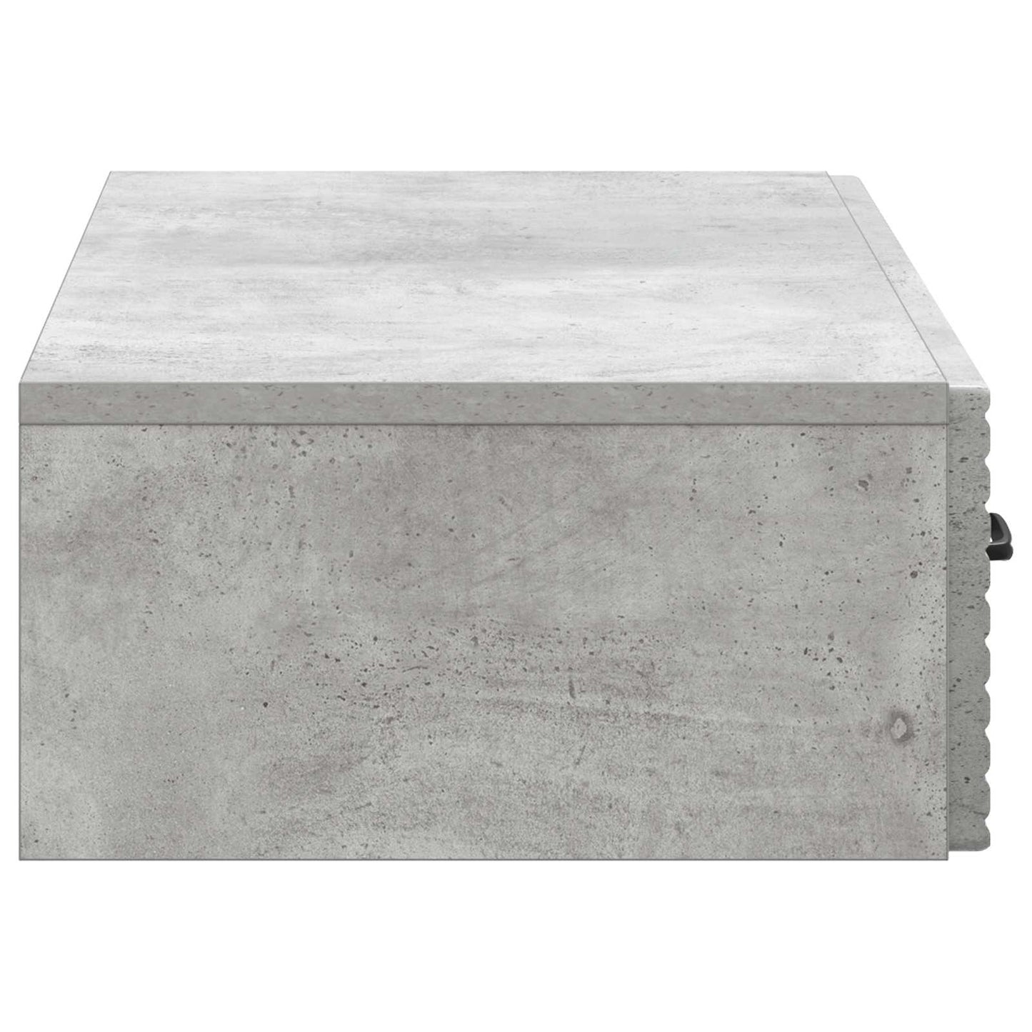 Wandmontage Zijtafel Betongrijs 87,5 x 34,5 x 17 cm