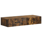 Wall-mounted Side Table Smoked Oak 87.5 x 34.5 x 17 cm