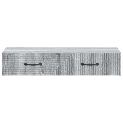 Wandmontage Zijtafel Grijs sonoma 87,5 x 34,5 x 17 cm
