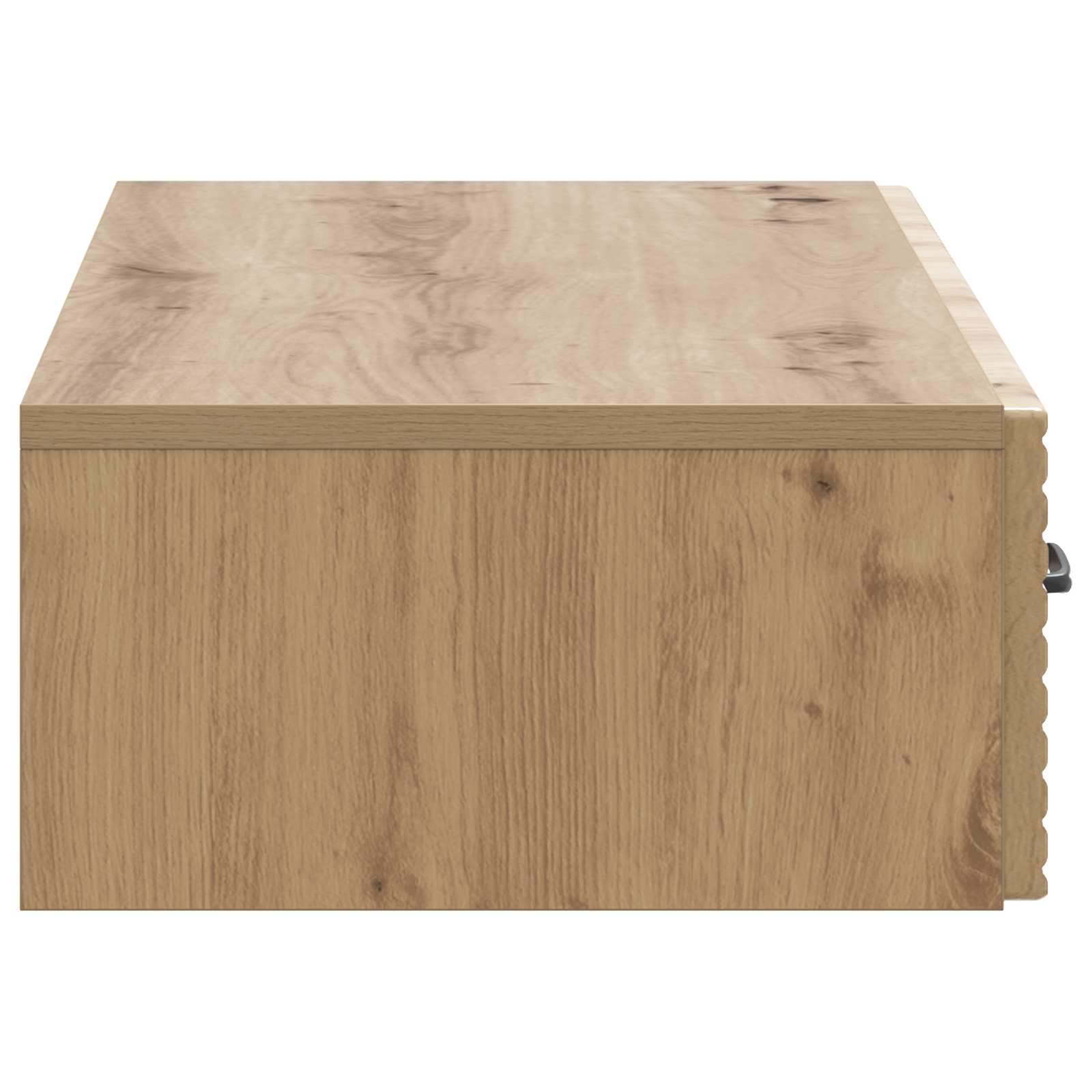 Wandmontage Zijtafel Artisanaal eiken 87,5 x 34,5 x 17 cm