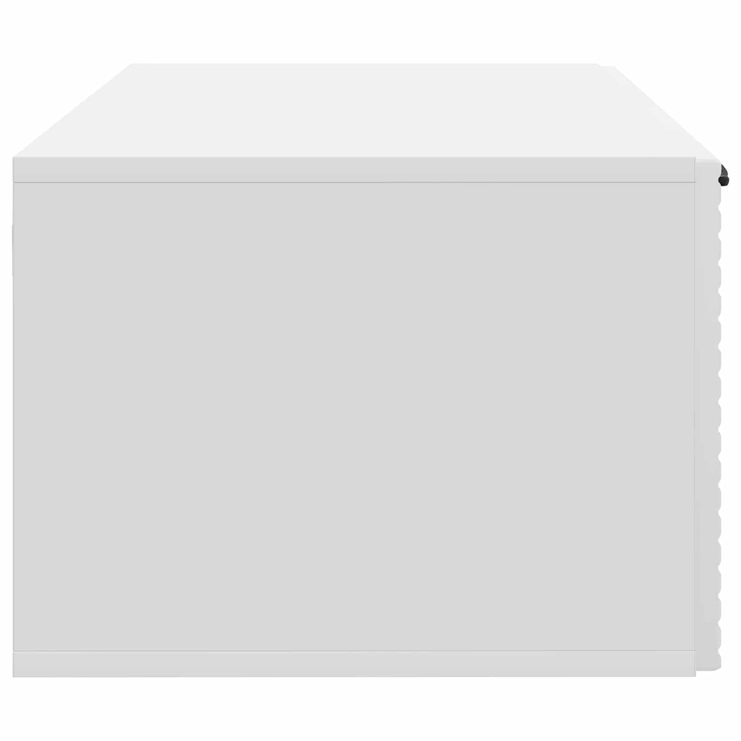 Wandbeugel TV-kast Wit 59,5 x 41 x 30 cm Bewerkt hout