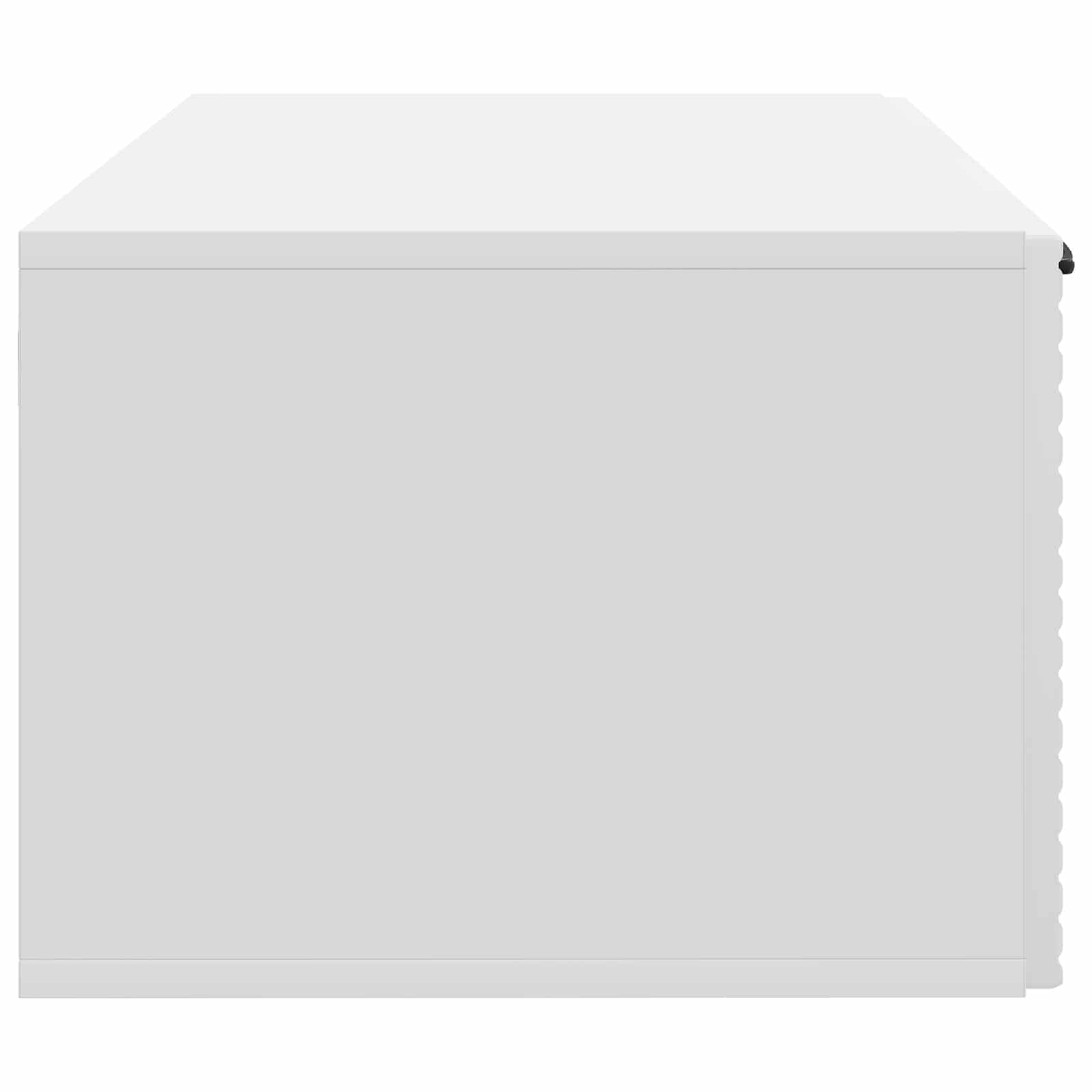 Wandbeugel TV-kast Wit 59,5 x 41 x 30 cm Bewerkt hout