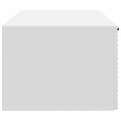 Wandbeugel TV-kast Wit 59,5 x 41 x 30 cm Bewerkt hout