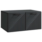 Tv-meubel 59,5x41x30 cm bewerkt hout zwart