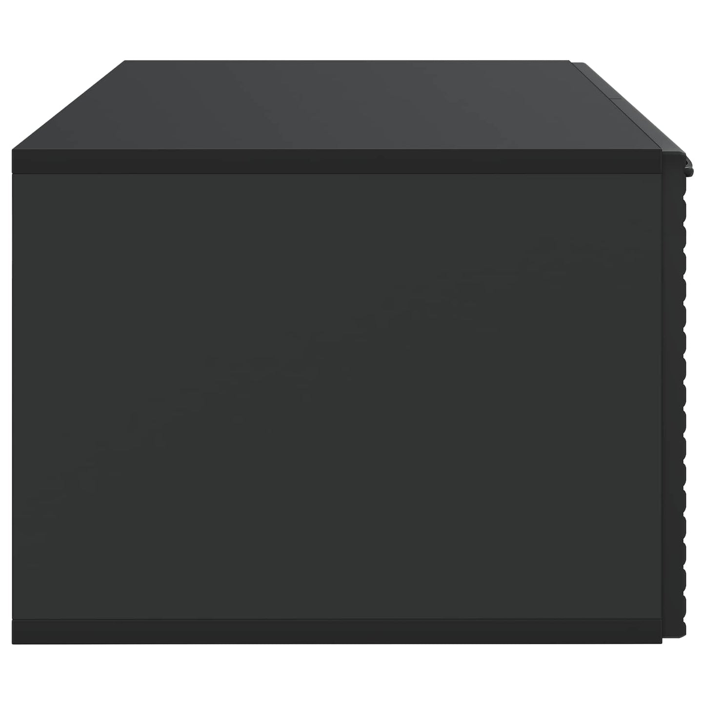 Wandbeugel TV-kast Zwart 59,5 x 41 x 30 cm Bewerkt hout
