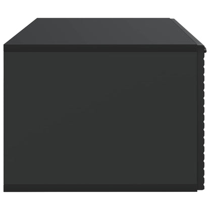 Wandbeugel TV-kast Zwart 59,5 x 41 x 30 cm Bewerkt hout