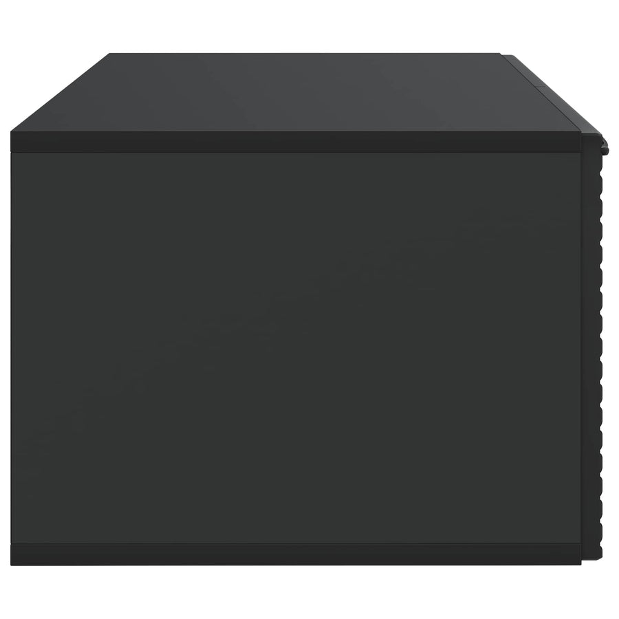 Wandbeugel TV-kast Zwart 59,5 x 41 x 30 cm Bewerkt hout