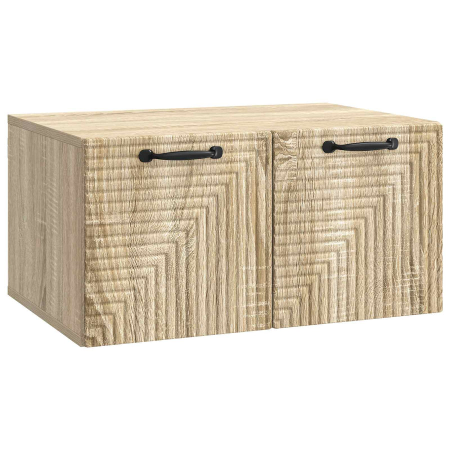 Wandbeugel TV-kast Sonoma Eiken 59,5 x 41 x 30 cm Bewerkt hout