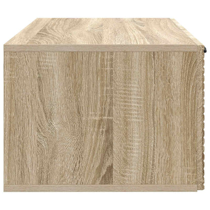 Wandbeugel TV-kast Sonoma Eiken 59,5 x 41 x 30 cm Bewerkt hout
