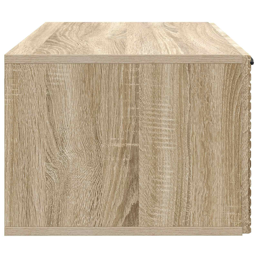 Wandbeugel TV-kast Sonoma Eiken 59,5 x 41 x 30 cm Bewerkt hout