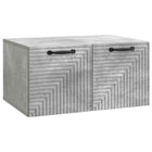Wandkast TV 59,5x41x30 cm bewerkt hout betongrijs