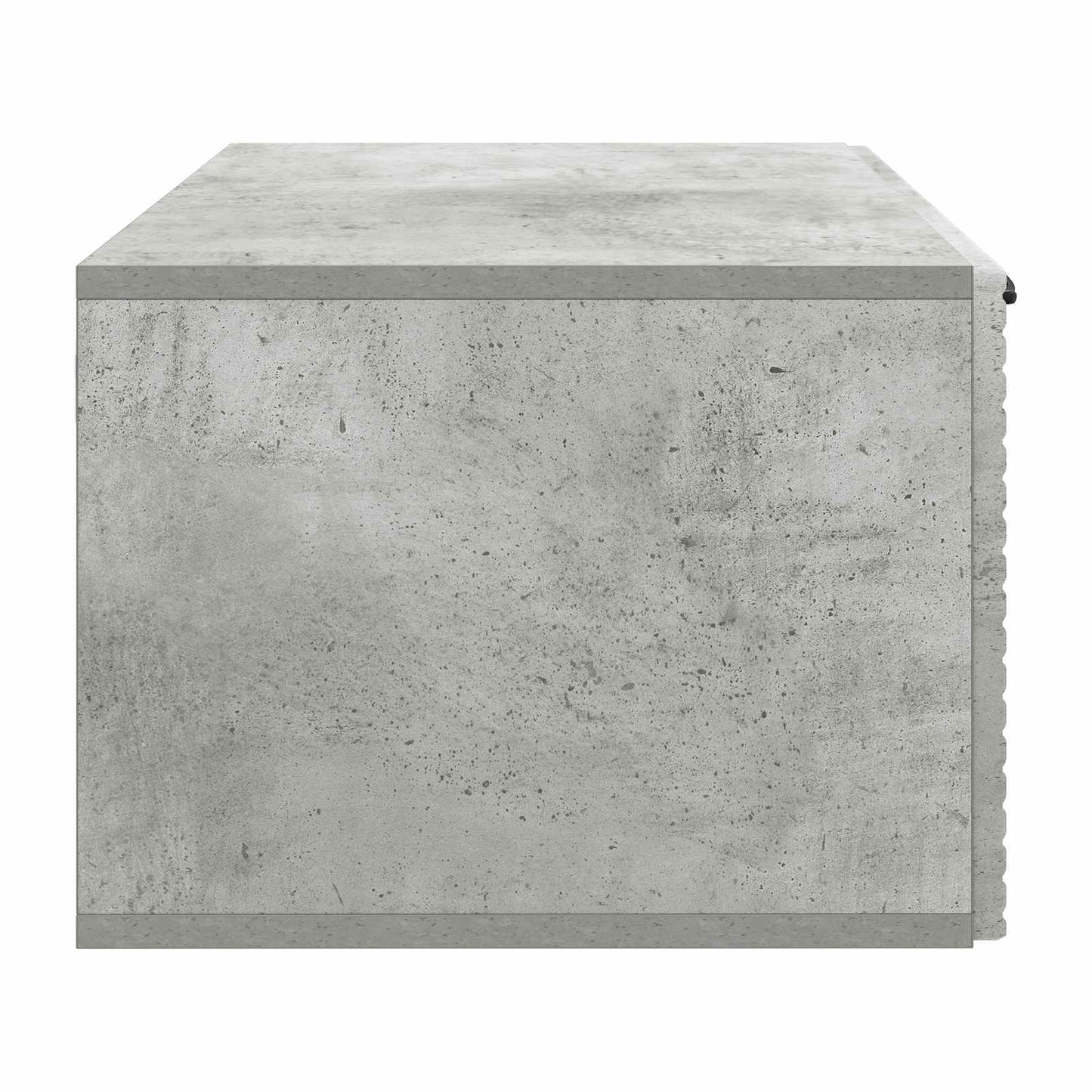 Wandbeugel TV-kast Betongrijs 59,5 x 41 x 30 cm Bewerkt hout
