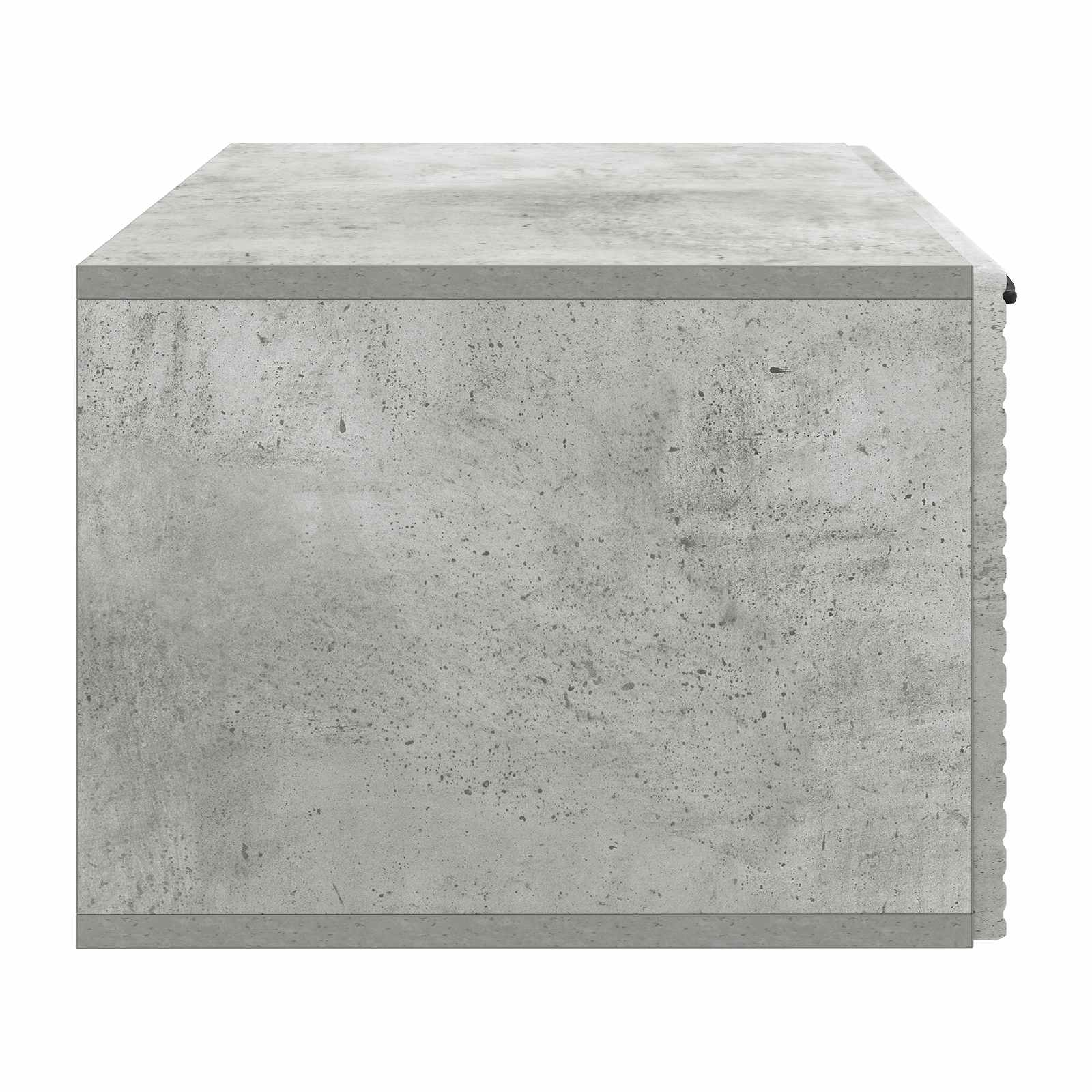 Wandbeugel TV-kast Betongrijs 59,5 x 41 x 30 cm Bewerkt hout