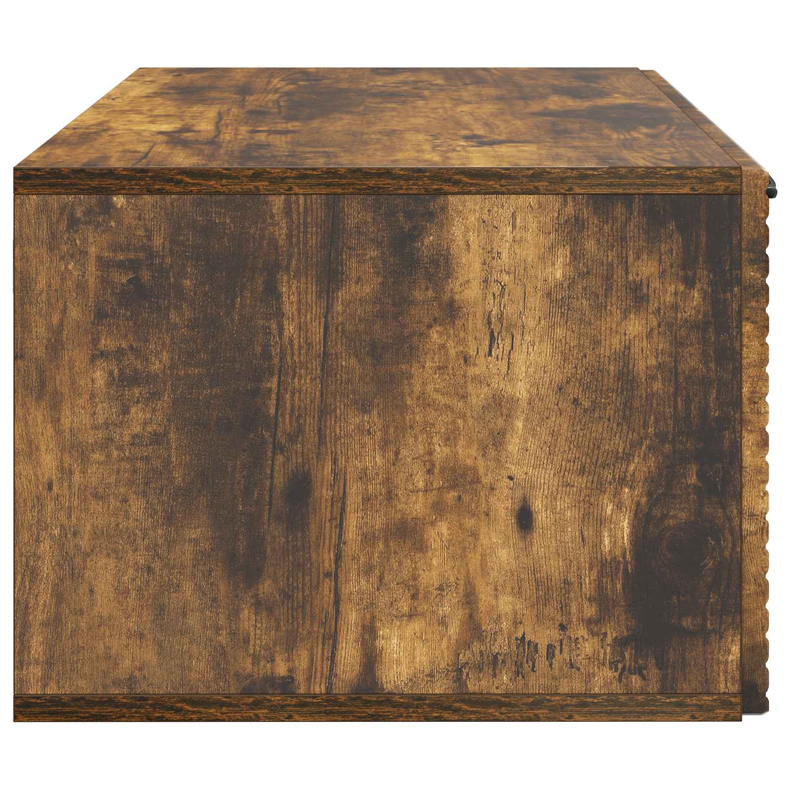 Wandbeugel TV-kast Gerookt eiken 59,5 x 41 x 30 cm Bewerkt hout