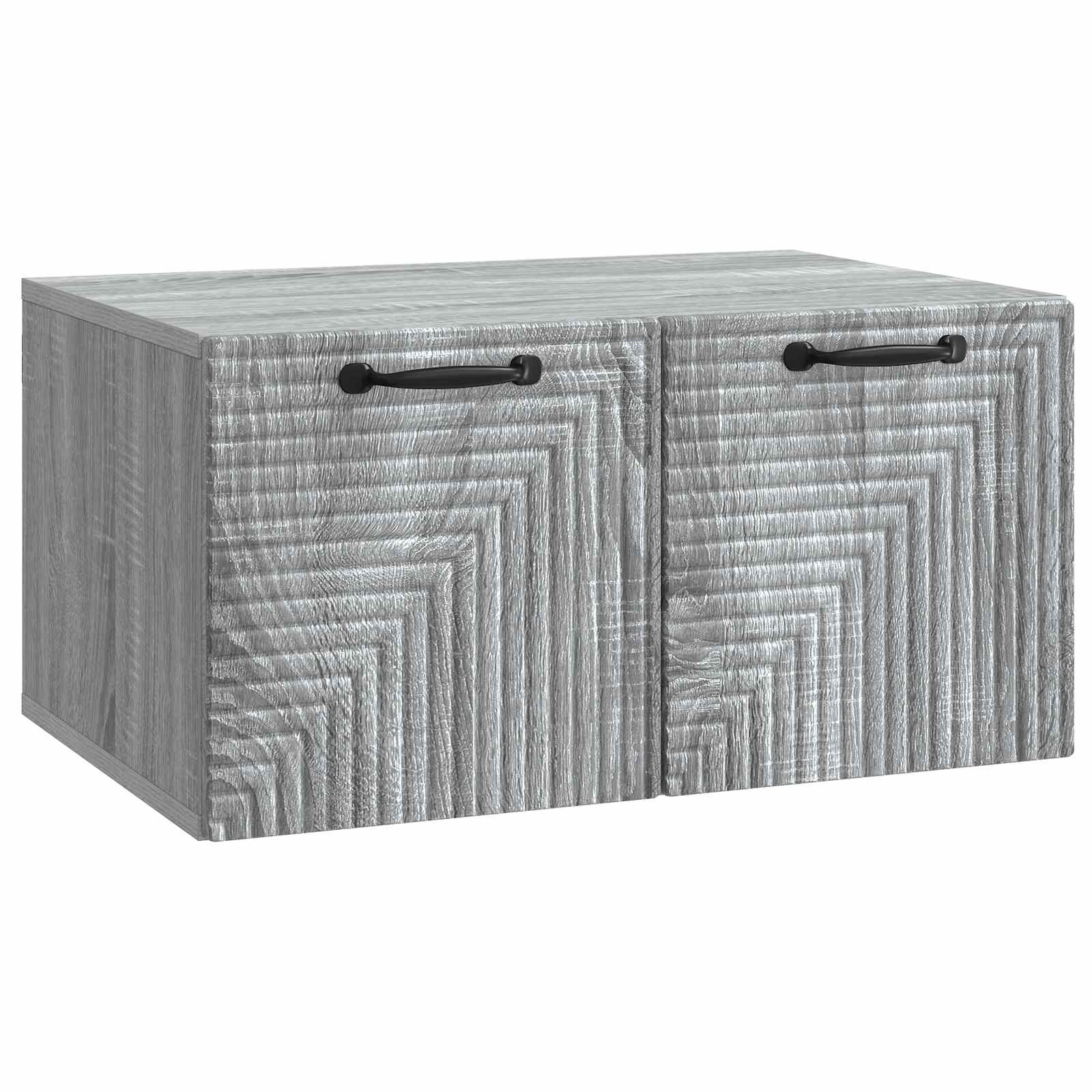 Wandbeugel TV-kast Grijs sonoma 59,5 x 41 x 30 cm Bewerkt hout