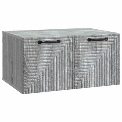 Wandbeugel TV-kast Grijs sonoma 59,5 x 41 x 30 cm Bewerkt hout