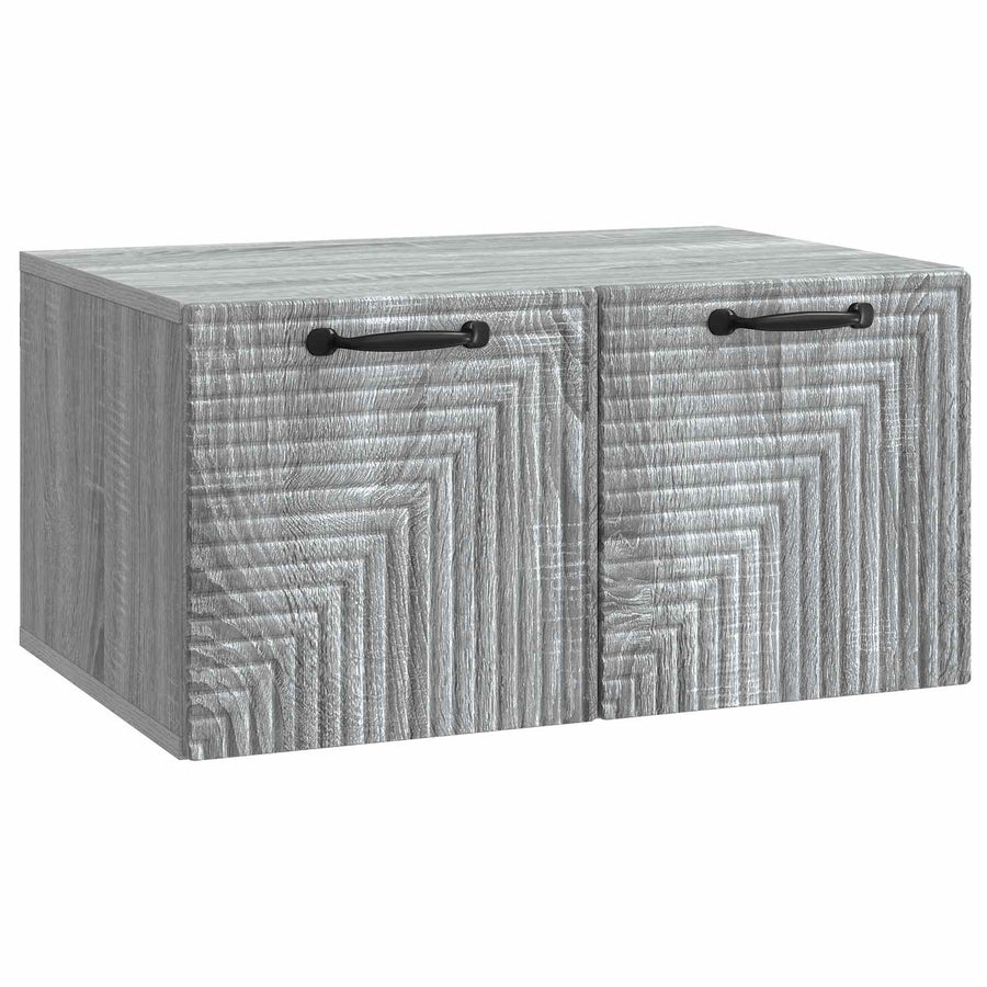 Wandbeugel TV-kast Grijs sonoma 59,5 x 41 x 30 cm Bewerkt hout